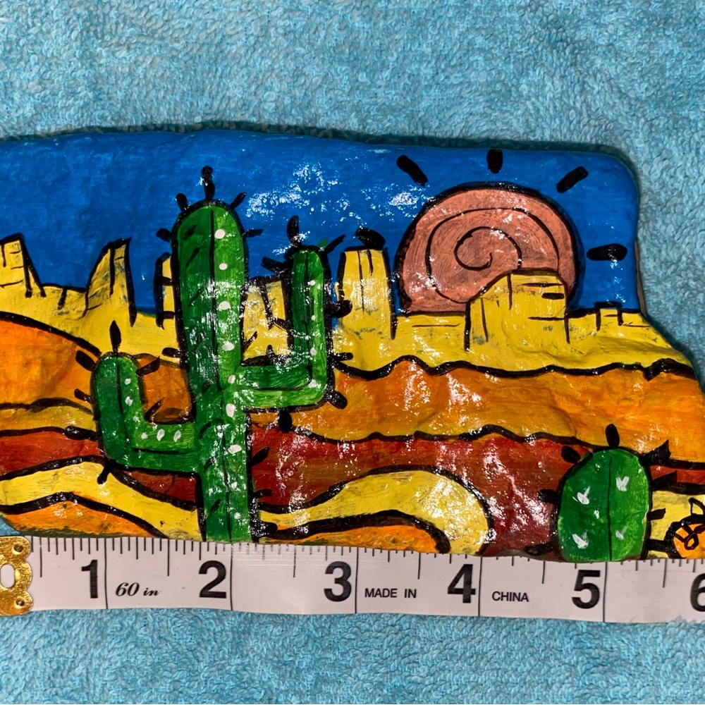 Desert Scene kindness rock